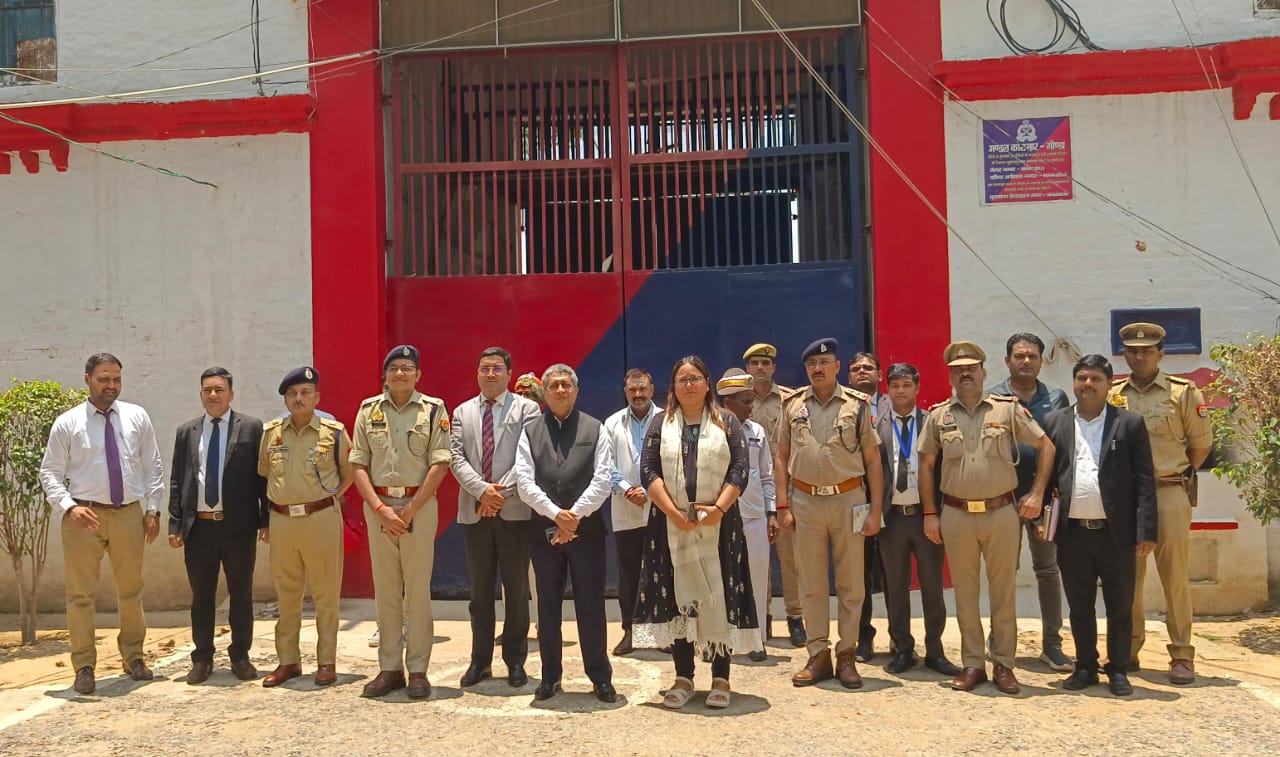 जिला जेल में बदलाव की बयार: गोण्डा जेल में कैदियों के लिए ओपन जिम का उद्घाटन, न्यायाधीश, डीएम और एसपी ने किया निरीक्षण