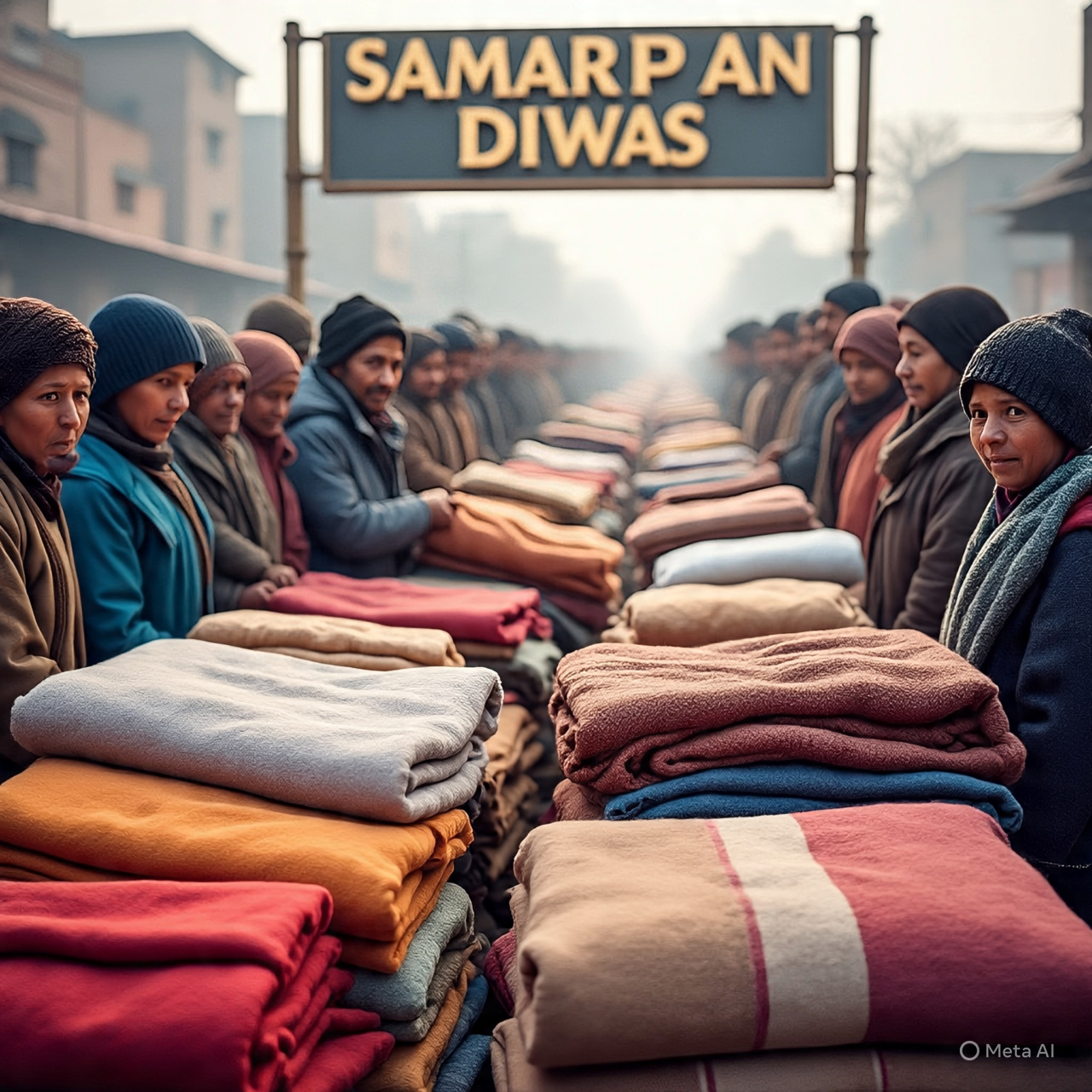 समर्पण दिवस पर इंसानियत की मिसाल: भीषण ठंड में 101 कंबलों का वितरण, जरूरतमंदों के चेहरों पर लौटी मुस्कान