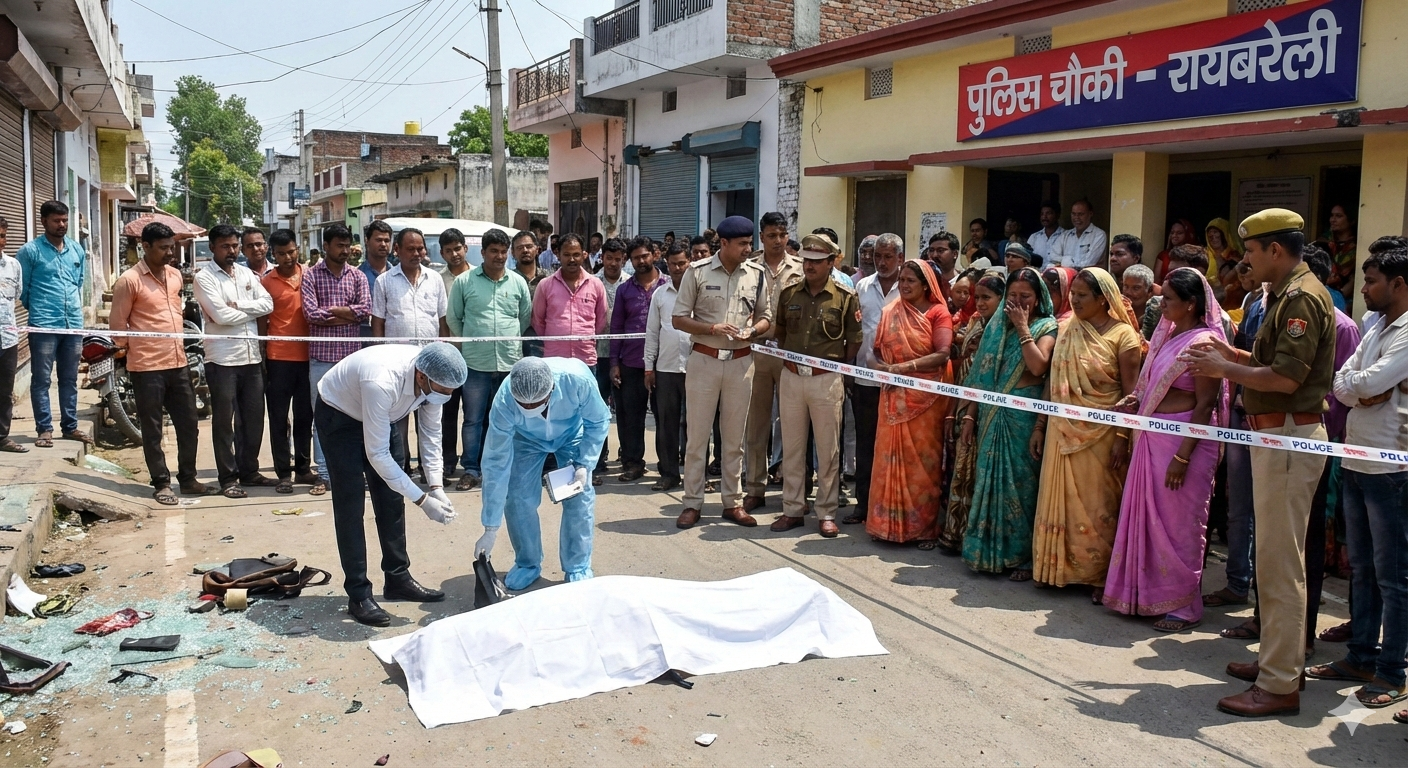 रायबरेली में दिनदहाड़े महिला की बेरहमी से हत्या, लूट के बाद बदमाशों ने मचाया तांडव