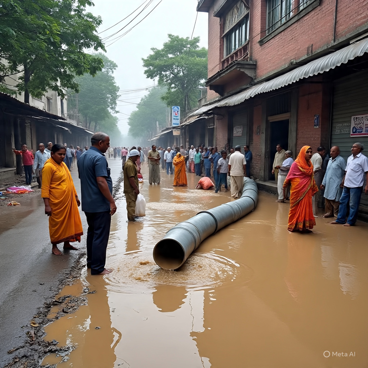 जल जीवन मिशन की लीकेज पाइप बनी आफ़त, मस्जिद–मंदिर मार्ग जलमग्न, श्रद्धालु और नमाजी रोज़ झेल रहे मुश्किल