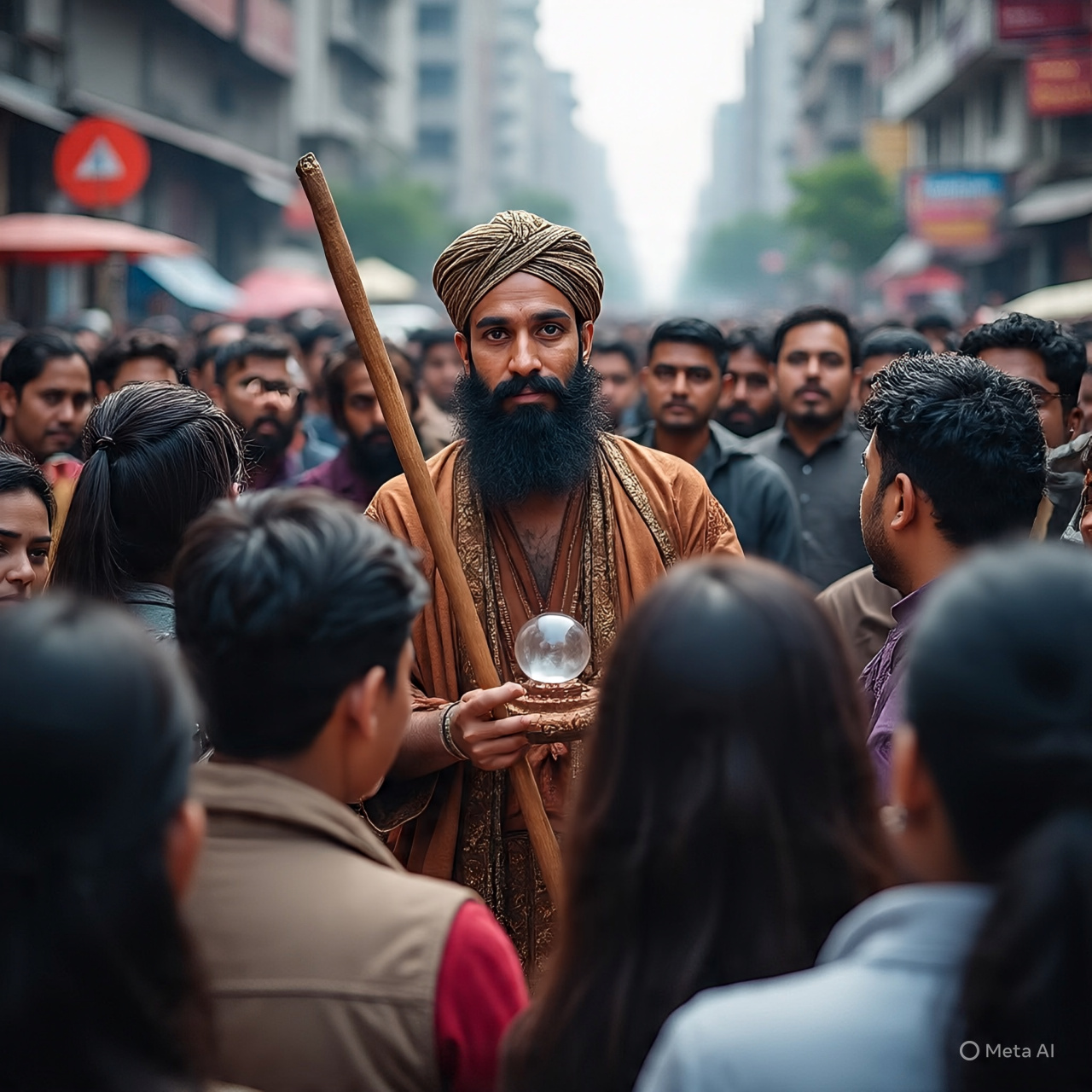 विज्ञान युग में अंधविश्वास का खुलेआम खेल, चड़राई चौराहे के पास बाबा का पाखंड, एसपी को दी जा रही खुली चुनौती